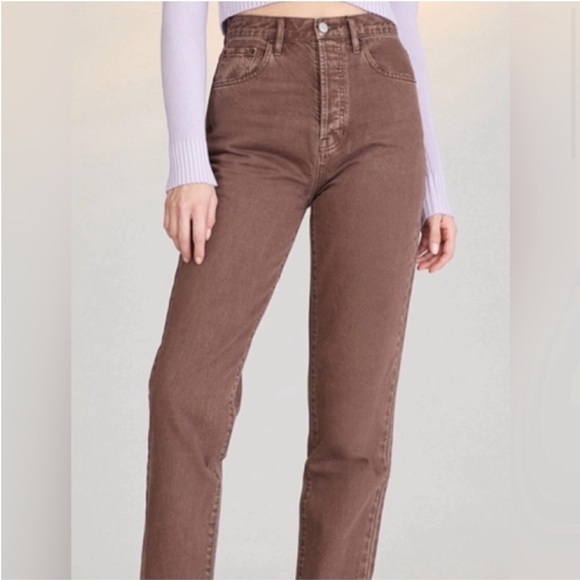 PacSun Eco Brown High Rise Denim Dad Jeans - Picture 6 of 6
